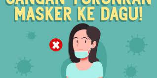 Gambar ilustrasi berupa kartun memang mudah anda temukan, mungkin salah satunya adalah gambar ilustrasi di atas yaitu gambar winny the pooh. Infografik Jangan Turunkan Masker Ke Dagu