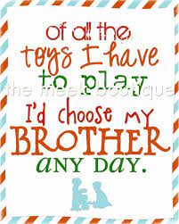 Instant Download Etsy For The Play Room Sisters Wall Art Printable Wall Art Brother