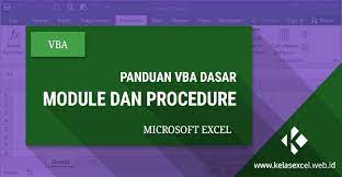 Panduan Vba Excel Module Dan Procedure 03 Microsoft Excel Microsoft Latihan