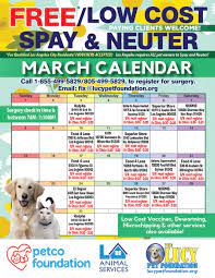 Select your state to see pricing specific to your location Lucy Pet Foundation On Twitter It S Almost March And We Re Ready To Sham Rock And Roll Check Out Our Schedule For Free Low Cost Spay Neuter Surgeries Vaccine Clinics