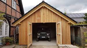 Garage Dachstuhl Holzstanderbauweise Schalung