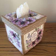 Stampin Connection Tissue Box Crafts Plastic Canvas Tissue Boxes Kleenex Box Crafts