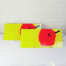 Pair Of Ikea Gyllen Glass Lighted Wall Panels Wall Panels Glass Lighting Wall Lights