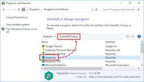 How To Remove A Kaspersky Application
