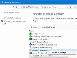 How To Uninstall And Remove Kaspersky Secure Connection
