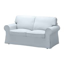 Ikea Ektorp Two Seat Sofa Nordvalla Light Blue Seat Cushions Filled With High Resilience Foam And Polyester Fibre Wadding Giv Kleines Sofa 2er Sofa Ektorp Sofa