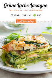 Lachs Lasagne Mit Spinat Und Ziegenkase Rezept Lachs Lasagne Lachslasagne Mit Spinat Lachs Spinat Lasagne