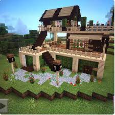 Lovely Two Story House In Minecraft Wookieelocks Minecraft Haus Bauplan Minecraft Haus Minecraft Haus Ideen