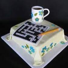 Crossword Puzzle Cake Idea Crossword Cake Cake Mom Cake