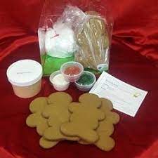 Pre Baked Gingerbread Men Cookie Decorating Kit 100 Nut Free Great For Kids Buy Onlin Cookie Decorating Kits Christmas Cookies Decorated Cookie Decorating