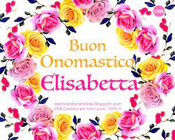 Cartolina Buon Onomastico Elisabetta Auguri Anche Per Elisetta Ali Auguri Di Buon Compleanno Buon Compleanno Auguri Di Buon Anniversario Di Matrimonio