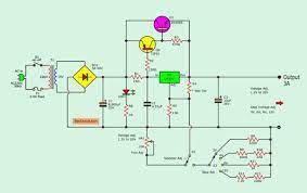 Lm317 2n3055 3a Variable Power Supply Electronics Projects Circuits Power Supply Circuit Electronic Circuit Projects Laptop Power Supply