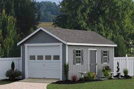 Sheds Unlimited Inc Single Car Garages From Sheds Unlimited Prefab Garages Garage Plans Detached Single Garage Door