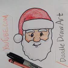 Draw Santa Christmas Drawingideas Kids Christmas Drawingideas Tutorial Santa Santaclaus How To Draw Santa Simple Cartoon Drawings