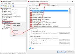 How To Configure Notifications About Certain Events In Kaspersky Security 10 X For Windows Server
