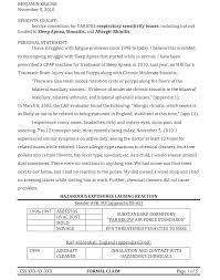 Sinusitis Sample Disability Compensation Letter Letter Example Sinusitis Lettering