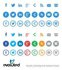 Free Social Media Share Contact Icons Think Tank Social Media Icons Free Social Media Icons Vector Custom Google Map