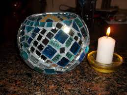 Fanal Vidrio Fanales De Vidrio Vidrio En Mosaico Mosaicos