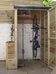 Fahhradgarage Fahrradschuppen Aufbewahren Holz Bike Fahrradschuppen Fahrrad Aufbewahrung Schuppen Ideen