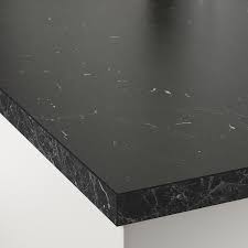 Saljan Countertop Black Marble Effect Laminate 74x1 1 2 Ikea Black Quartz Countertops Black Marble Countertops Black Marble
