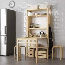 New To Ikea The Cool Foldable Table Every Small Kitchen Needs Foldable Table Ikea Ivar Ikea Small Kitchen