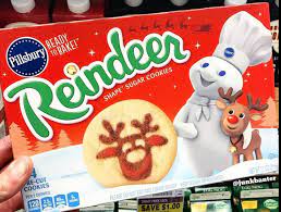 Pillsbury is marking the start of fall by releasing a seasonal snoopy shape sugar cookie dough. Pillsbury Reindeer Cookies Sugar Cookies Pillsbury Cookies Pillsbury Cookie Dough