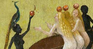 Alors que celui au fruit défendu, origine de l´expulsion biblique, pousse sur une roche anthropomorphe, un jérôme bosch est toujours moralisant dans ses peintures. Jerome Bosch Le Jardin Des Delices Societe Des Amis Du Musee Des Beaux Arts De Bordeaux