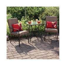 3 Piece Patio Bistro Set Glass Table Chairs Outdoor Garden Furniture Backyard Outdoor Bistro Set Bistro Set Patio