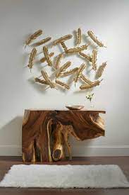 Feathers Wall Art Small Gold Leaf Set Of 2 Feather Wall Art Wall Art Gold Leaf Feather Wall