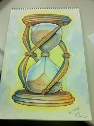 Hourglass Watercolor By Teryakisan On Deviantart Watercolor Art Hourglass