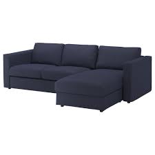 Ikea Vimle Sofa With Chaise Orrsta Black Blue This Soft And Cozy Sofa Will Have A Long Life As The Seat Cushions Ar Ikea Vimle Sofa Ikea Vimle Ikea Sofa