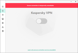 Secure Connection Is Temporarily Unavailable Message In Kaspersky Vpn Secure Connection