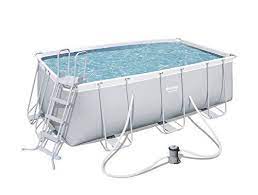 Offerta Di Oggi Bestway 56456 Piscina Power Steel Frame Rettangolare 412x201x122 Cm A Eur 337 00 Invece Di Bestway Steel Frame Above Ground Swimming Pools