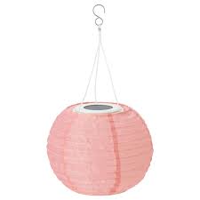 Solvinden Lampada Sospensione Led Energia Sol Da Esterno Globo Rosa 22 Cm E Facile Da Usare Poic Nel 2020 Lampade A Sospensione Energia Solare Illuminazione Esterna