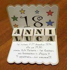 Per Festeggiare I 18 Anni Di Un Simpaticissimo Dolcissimo E Br Biglietti Compleanno Fai Da Te Biglietti Compleanno Ragazzo Biglietti Compleanno Fai Da Te Uomo