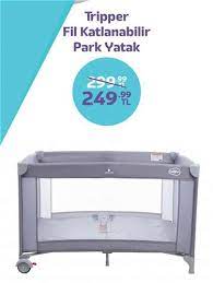 Tripper Fil Katlanabilir Park Yatak Indirimde Market