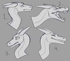 Dragon Headshot Ychs Closed By Lamp P0st On Deviantart Anime Poses Reference Dragon Sketch Dragon Drawing