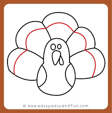 How To Draw A Turkey Thanksgiving Drawings Turkey Drawing Easy Drawings For Kids