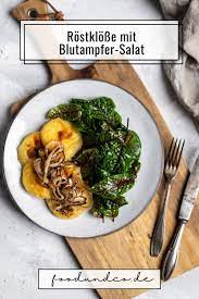 Rostklosse Mit Blutampfer Salat Foodundco De Foodblog Aus Nurnberg Rezept Leckere Gesunde Rezepte Rezepte Fitness Lebensmittel