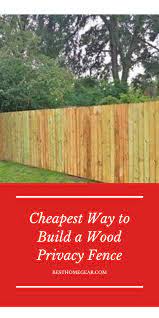 Cheapest Way To Build A Wood Privacy Fence Diy Guide For 2021 Diy Privacy Fence Wood Privacy Fence Fence Post Installation