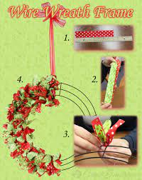 A Quick How To For Decorating A Wire Wreath Frame How To Wire Wreath Frame Christmas Crafts For Gifts Wire Wreath Frame Dollar Tree Christmas Decor