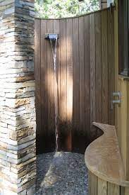 Pin Von Susanne Auf Pool Mit Bildern Gartendusche Aussendusche Holzsichtschutz