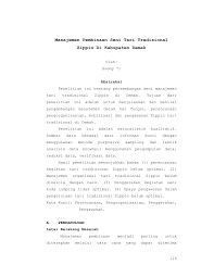 Https Media Neliti Com Media Publications 218082 Manajemen Pembinaan Seni Tari Tradisiona Pdf