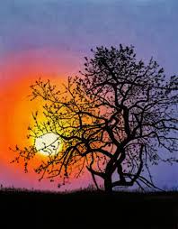 Colored Pencil Drawings Drawing Sunset Pencil Drawings Pencil Drawings Of Nature