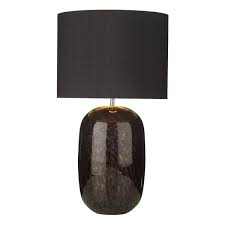 Pura Black Table Lamp Base Only Nottingham Lighting Centre Update the lighting in your home with our unique table lamps in vibrant colors and chic styles!