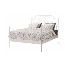 Ikea Us Furniture And Home Furnishings Ikea Bed White Metal Bed Frame Full Bed Frame