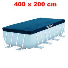 Swimming Pool Cover Above Ground Rectangular Frame 400 X 200 Rope Ties Drainage Swimmingpoolcover Pool Cover Swimming Pools Rectangular