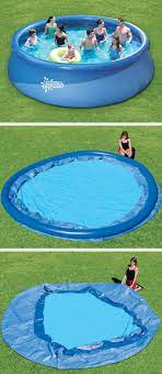 Unsere Quick Up Schwimmbecken Von Intex Schnell Aufgebaut Und Rein Ins Badevergnugen Schwimmbecken Pool Garten Aufblasbarer Pool Pool Im Garten Pool