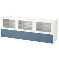 Besta Tv Bank Mit Turen Und Schubladen Weiss Valviken Jetzt Bestellen Unter Https Moebel Ladendirekt De Wohnzimmer Tv Stand With Glass Doors Tv Bench Ikea
