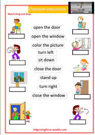 Live Worksheets Bilgeceingilizce Classroom Instruction Classroom Language Language Worksheets